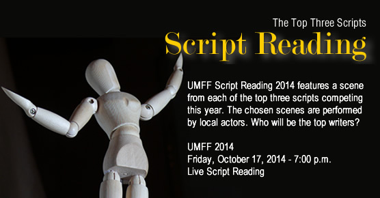 Live Script Reading - Local Actors - Atlanta, Norcross, Georgia, Gwinnett County, Friday, October 17, 2014