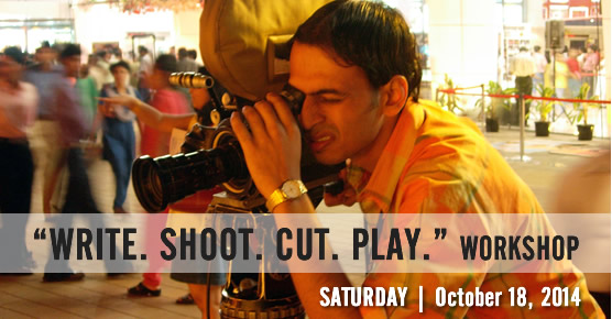 Write. Shoot. Cut. Play. - A Workshop for Filmmakers and Writers - Saturday, October 18, 2014 - Atlanta, Norcross, Georgia